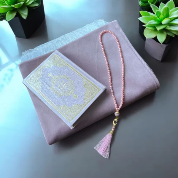 Coffret prière rose
