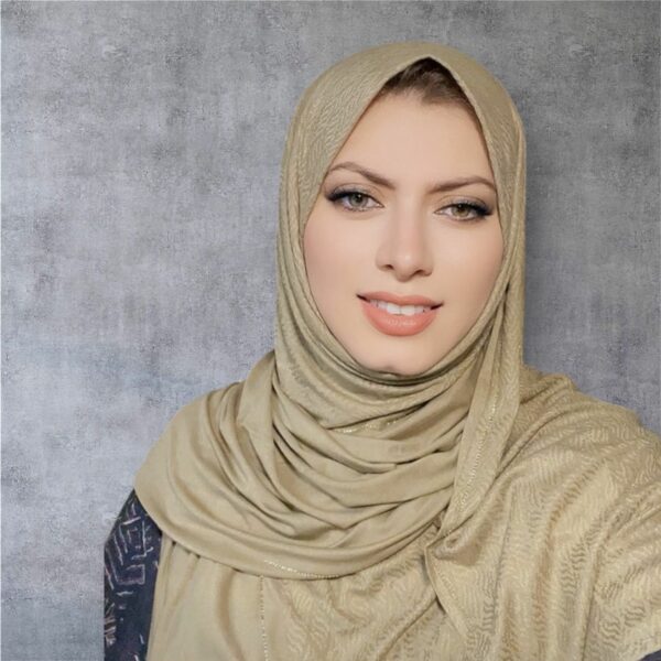 Hijab beige chic