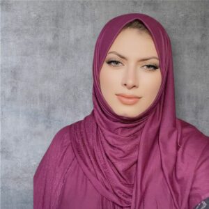 Hijab bordeau